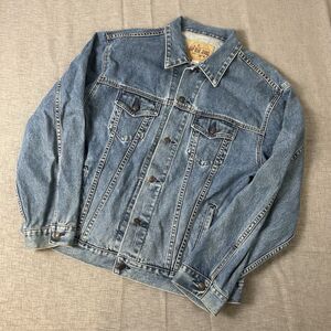 VTG Gap Blue Jeans Jacket Mens XL Blue Denim Trucker Button Up Jean Jacket